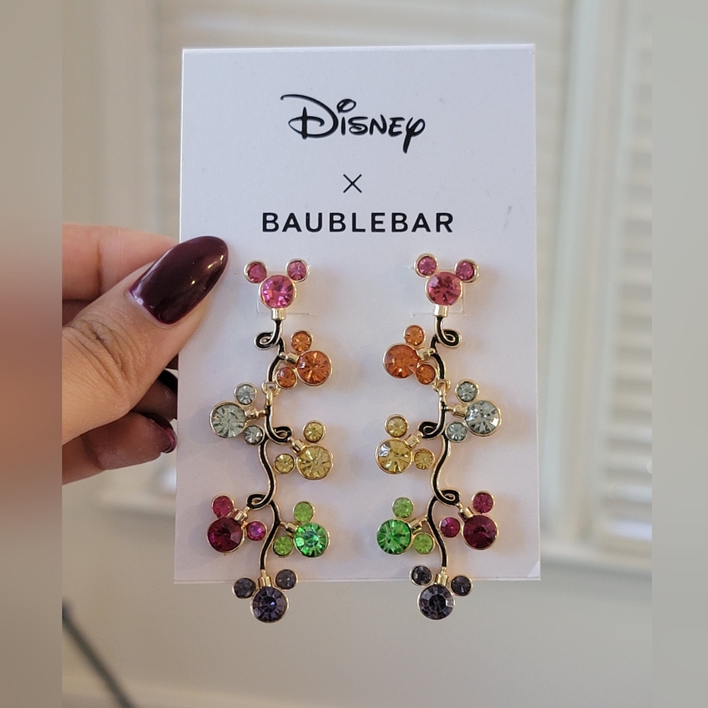 Disney X BaubleBar Limited Edition Mickey Mouse Earrings NEW